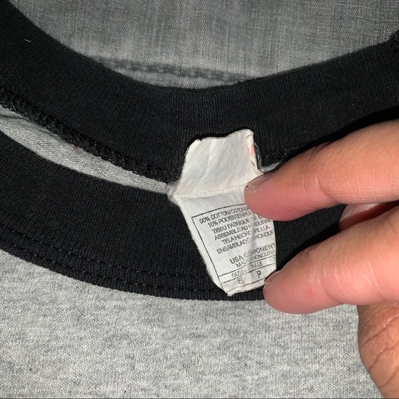 Warning Skate Shop Baseball Tee - Picture 2 of 2